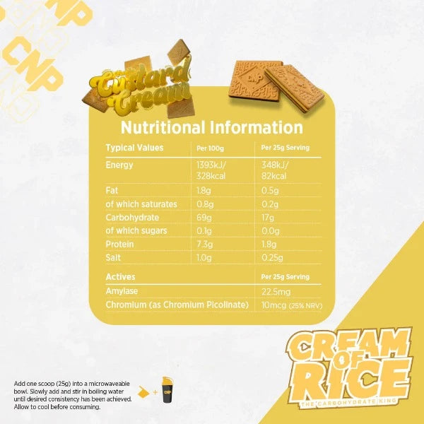 CNP CREAM OF RICE 2KG - 80 SERVINGS