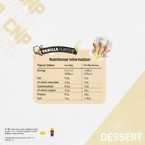 CNP DESSERT 350G - 10 SERVINGS